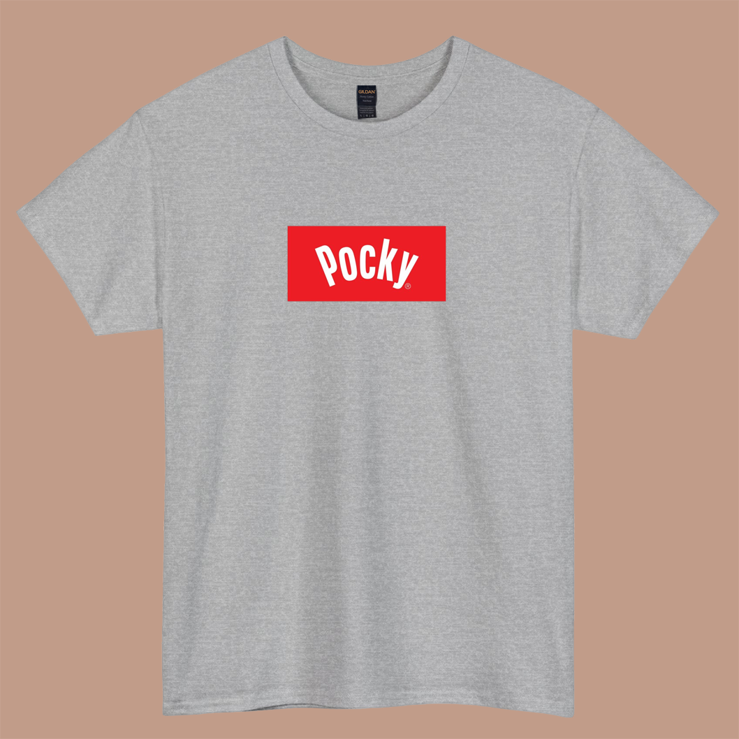 pocky logo short sleeve t shirt S-3XL-P