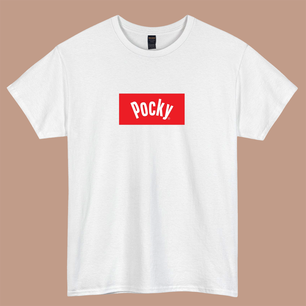 pocky logo short sleeve t shirt S-3XL-P