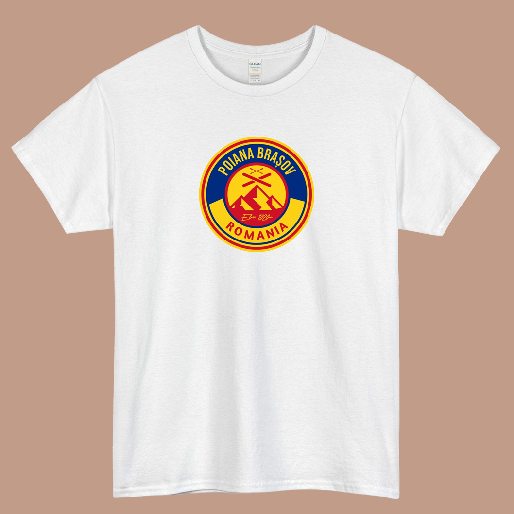 Poiana Brasov Romania Ski Logo Mens Unisex Short Sleeve T-Shirt Size S-3XL - P