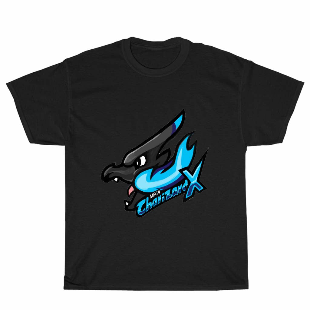 Pokémon Mega Charizard Logo Unisex Men's T Shirt Size S to 3XL