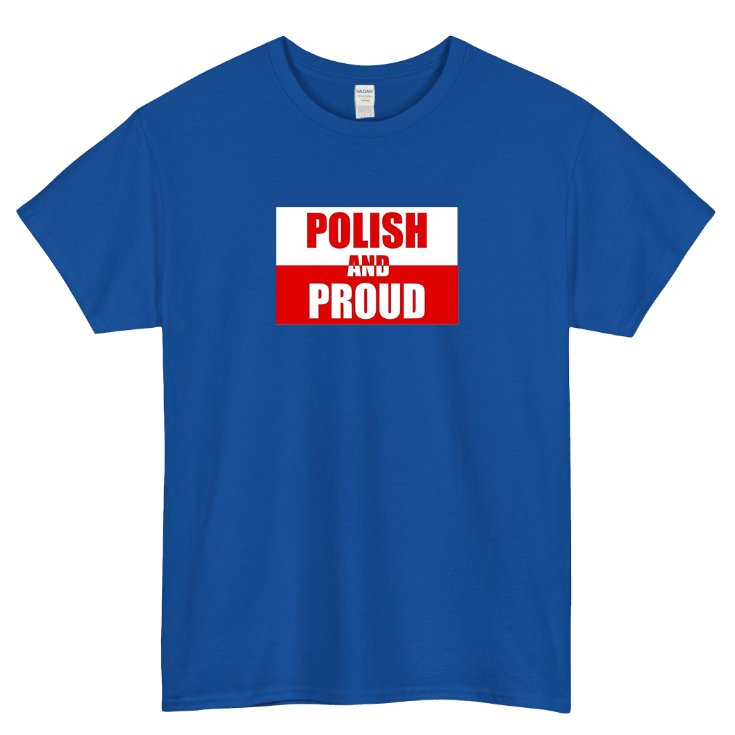 Polish And Proud LOGO SHORT SLEEVE T SHORT S-3XL - P