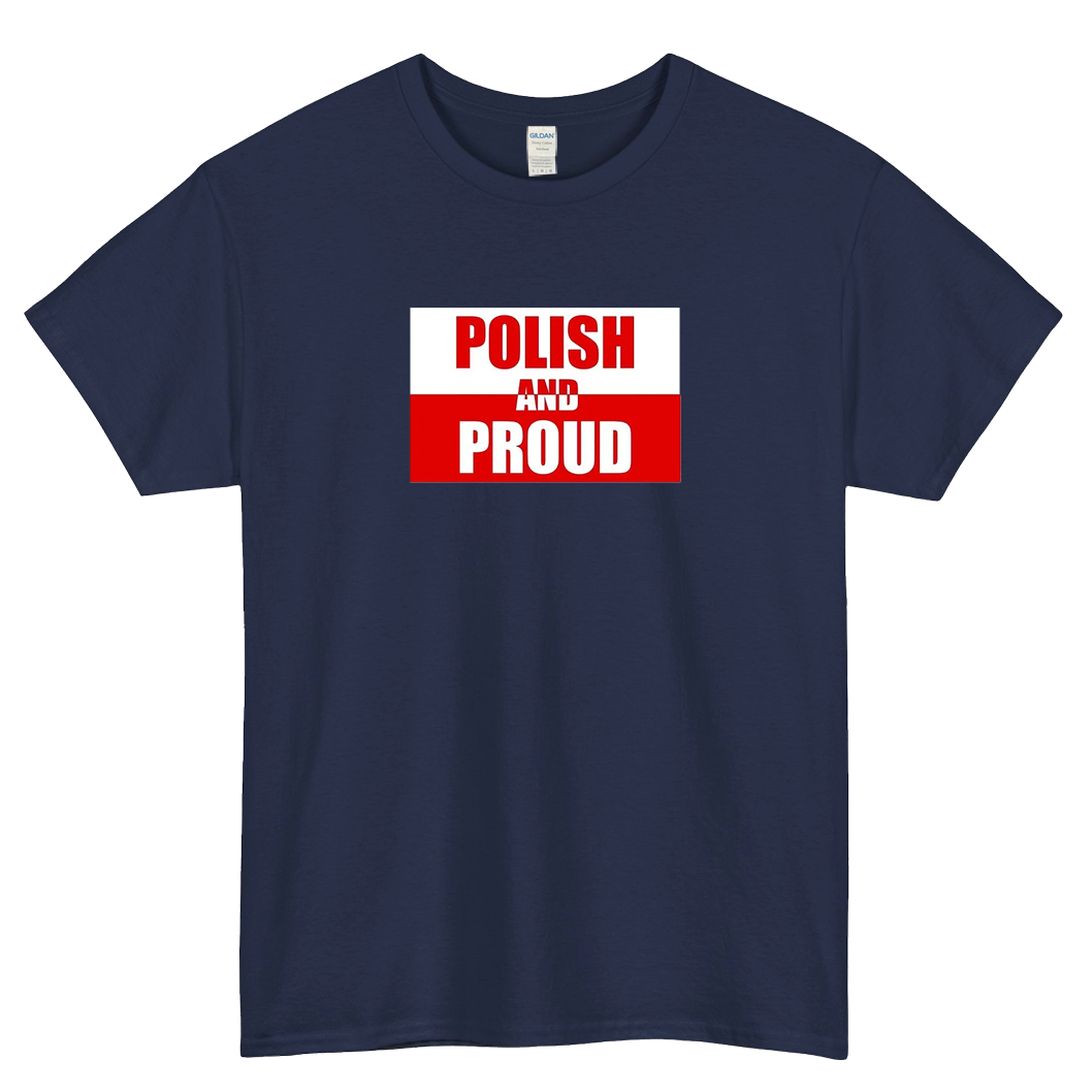 Polish And Proud  LOGO SHORT SLEEVE T SHORT S-3XL - P