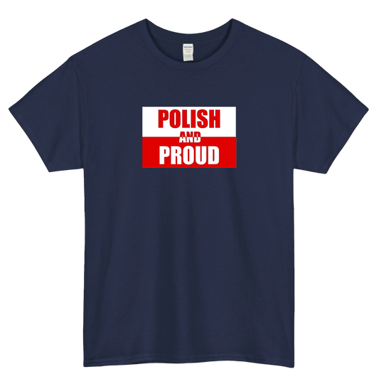 Polish And Proud  LOGO SHORT SLEEVE T SHORT S-3XL - P