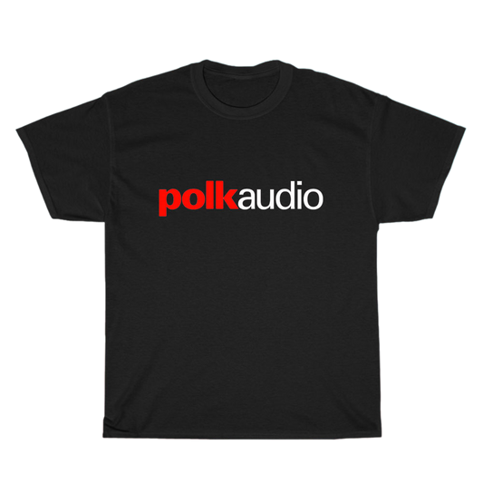 Polk Audio Logo Men's Unisex T Shirt Size S to 3XL