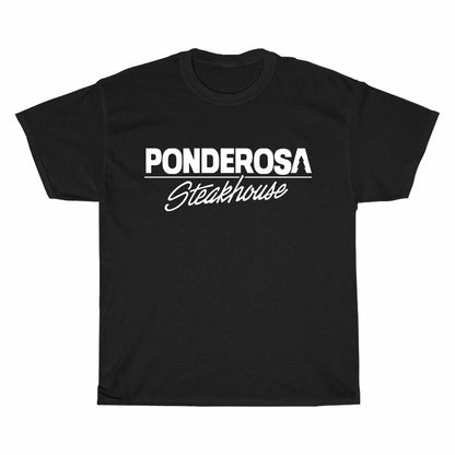 Ponderosa Steakhouse logo Men's Unisex T Shirt Size S to 3XL