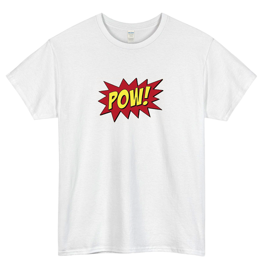 Pop Art POW Logo SHORT SLEEVE T SHIRT -P