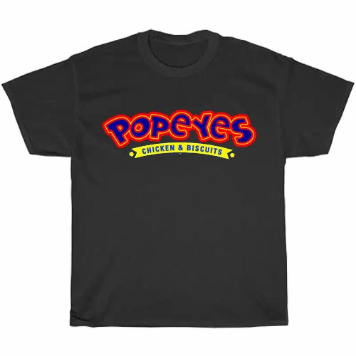 Popeyes Fried Chicken Logo Men's Unisex T Shirt Size S to 3XL