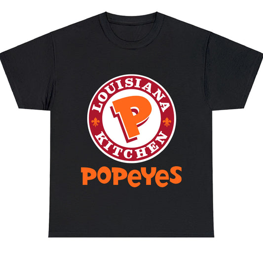 Popeyes Louisiana Kitchen Logo Men's Unisex T Shirt Size S to 3XL