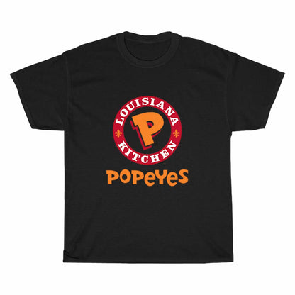 Popeyes Restaurant Logo Men's Unisex T Shirt Size S to 3XL