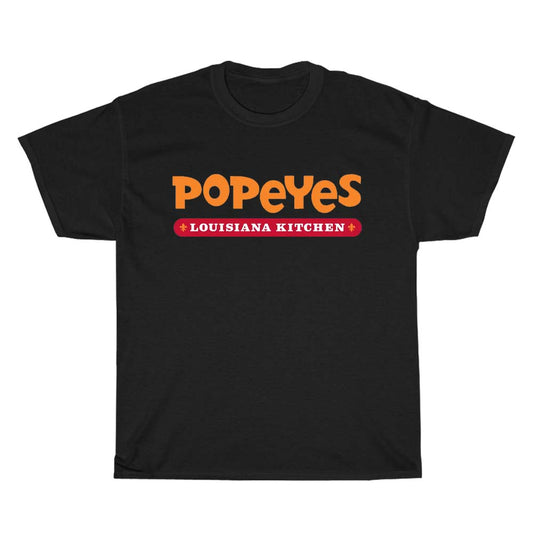 Popeyes Restaurant Logo Men's Unisex T Shirt Size S to 3XL