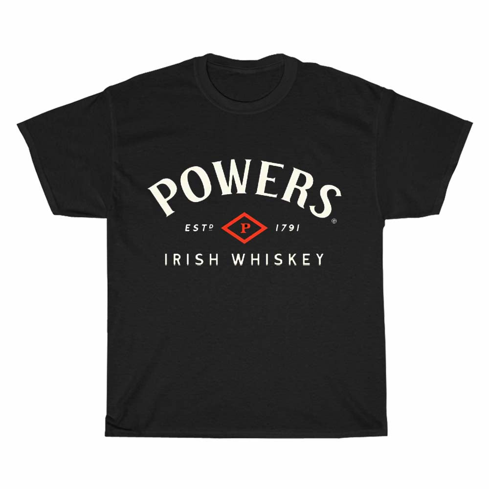 Powers Irish Whiskey Logo Men's Unisex T Shirt Size S to 3XL