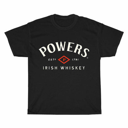 Powers Irish Whiskey Logo Men's Unisex T Shirt Size S to 3XL