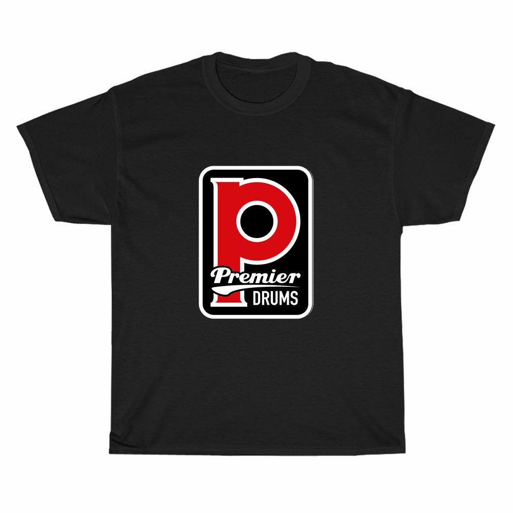 Premier Drums Cymbals Logo Men's Unisex T Shirt Size S to 3XL