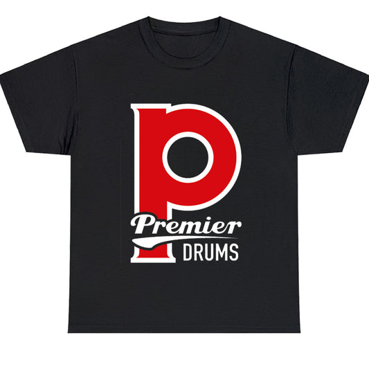 Premier Percussion Drums Logo Men's Unisex T Shirt Size S to 3XL