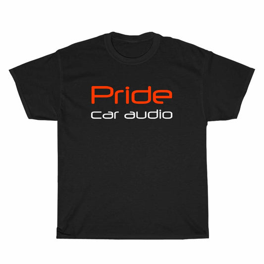 Pride Car Audio Logo Men's Unisex T Shirt Size S to 3XL