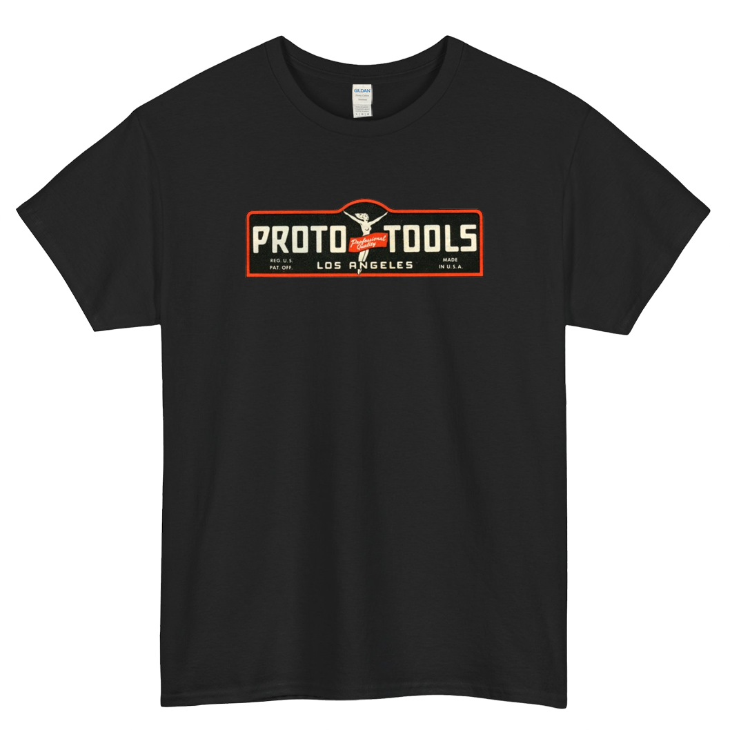 Proto Tools 1940s Logo Mens Unisex Short Sleeve T-Shirt Size S-3XL - P
