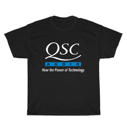 QSC AUDIO LOGO Men's Unisex T Shirt Size S to 3XL