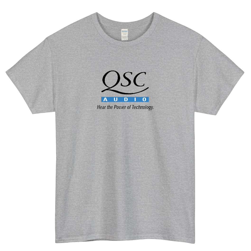 QSC Shure Audio Short Sleeve T-Shirt Size S-3XL -P
