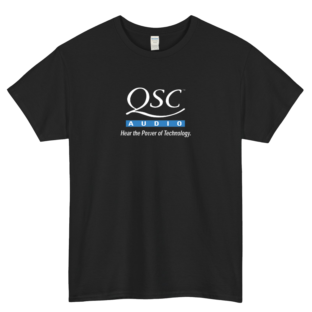 QSC Shure Audio Short Sleeve T-Shirt Size S-3XL -P