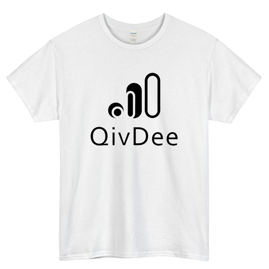 QivDee Logo Mens Unisex Short Sleeve T-Shirt Size S-3XL - P