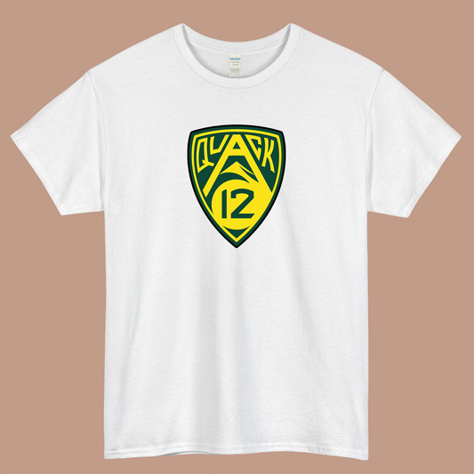 Quack 12 Logo Mens Unisex Short Sleeve T-Shirt Size S-3XL - P