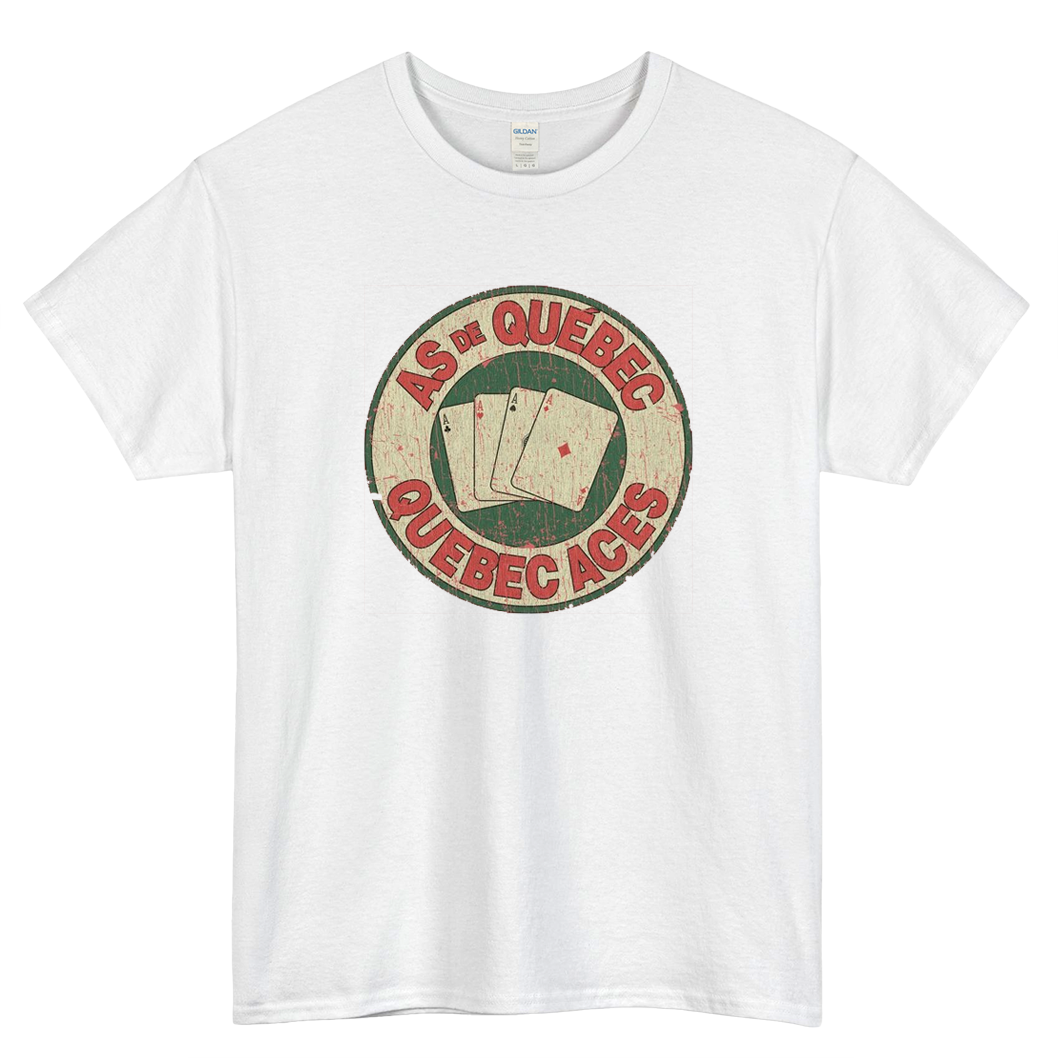 Quebec Aces Hockey 1928 Logo Mens Unisex Short Sleeve T-Shirt Size S-3XL - P
