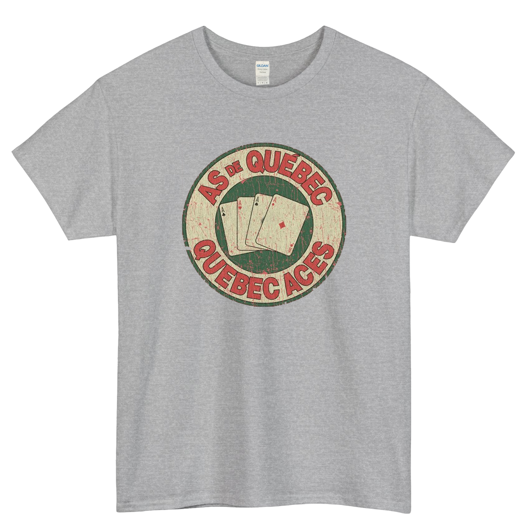 Quebec Aces Hockey 1928 Logo Mens Unisex Short Sleeve T-Shirt Size S-3XL - P