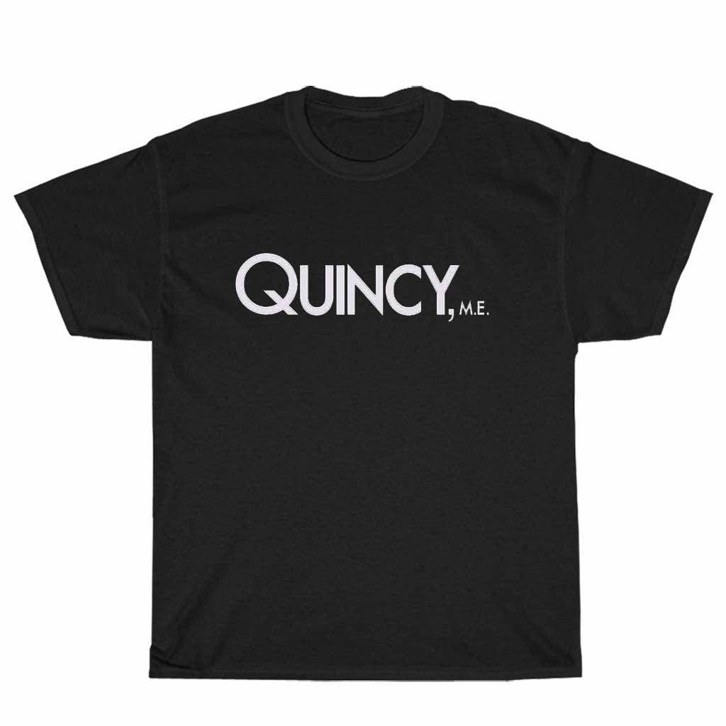Quincy M.E TV Show Logo Men's Unisex T Shirt Size S to 3XL