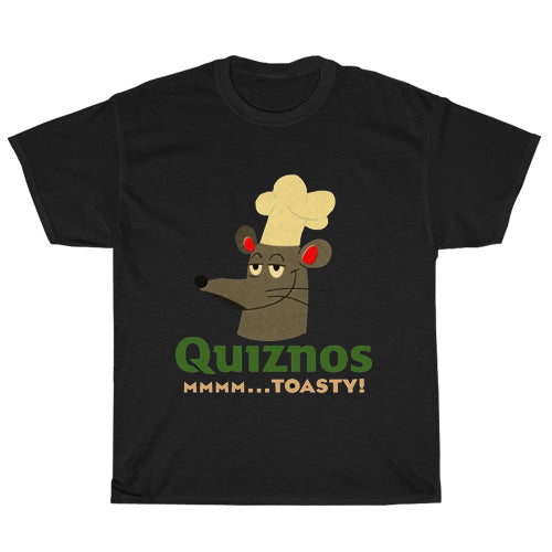 Quiznos Subs Restaurant Logo Mens Unisex Short Sleeve T-Shirt Size S-3XL