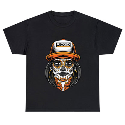 RIDGID Skull Logo Unisex Men's T Shirt Size S to 3XL