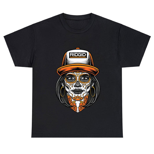 RIDGID Skull Logo Unisex Men's T Shirt Size S to 3XL