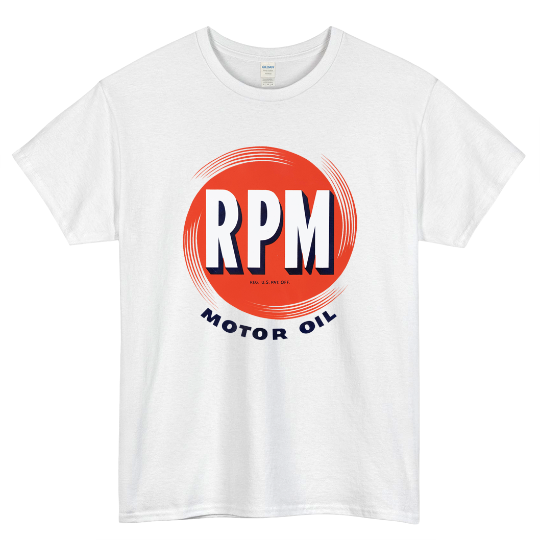 RPM Motor Oil Logo Mens Unisex Short Sleeve T-Shirt Size S-3XL - P