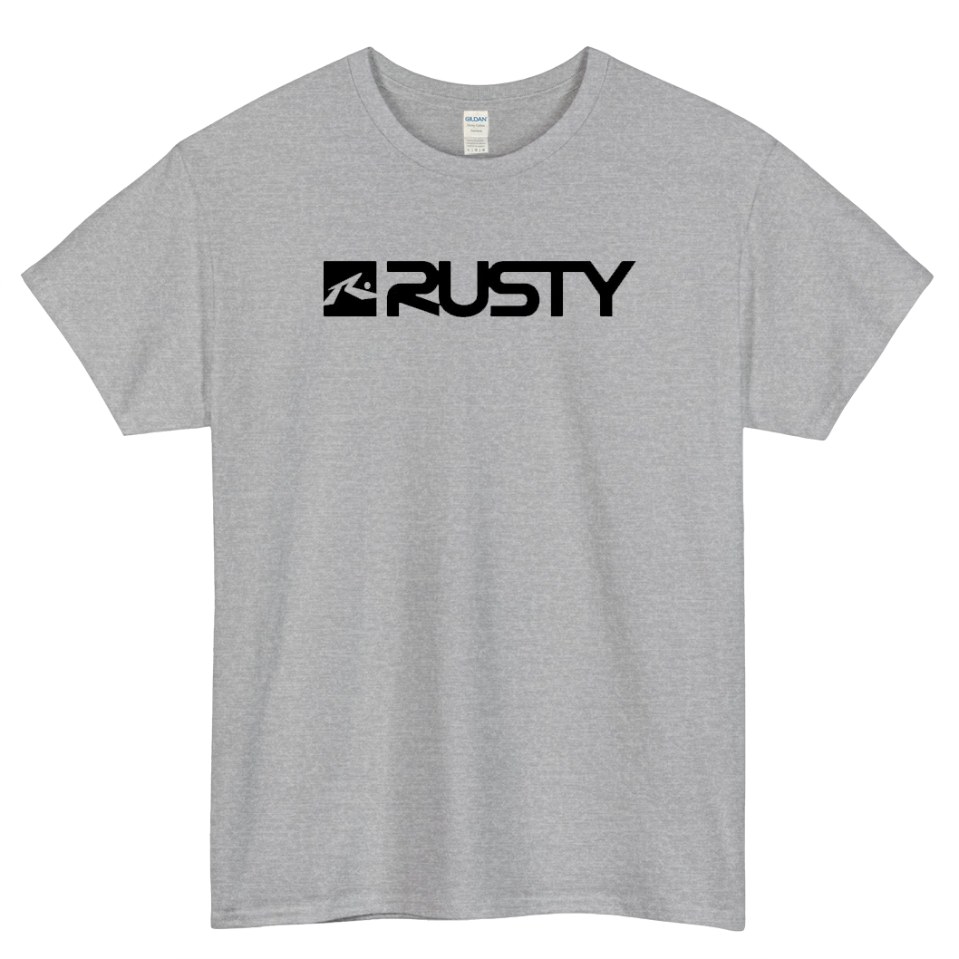 RUSTY Logo Mens Unisex Short Sleeve T-Shirt Size S-3XL - P