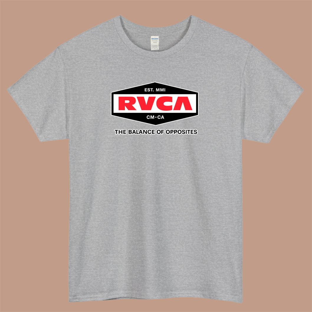 RVCA Est MMI Logo Mens Unisex Short Sleeve T-Shirt Size S-3XL - P