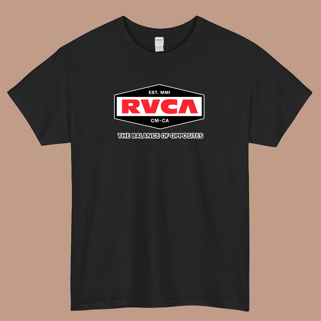 RVCA Est MMI Logo Mens Unisex Short Sleeve T-Shirt Size S-3XL - P