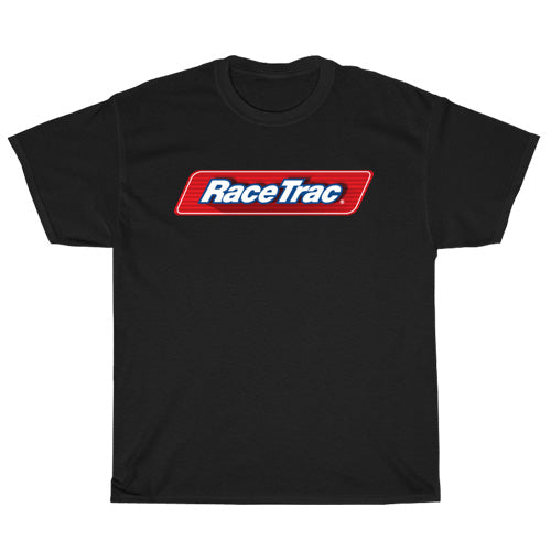 RaceTrac Gasoline Stations Logo Mens Unisex Short Sleeve Black T-Shirt Size S-3XL