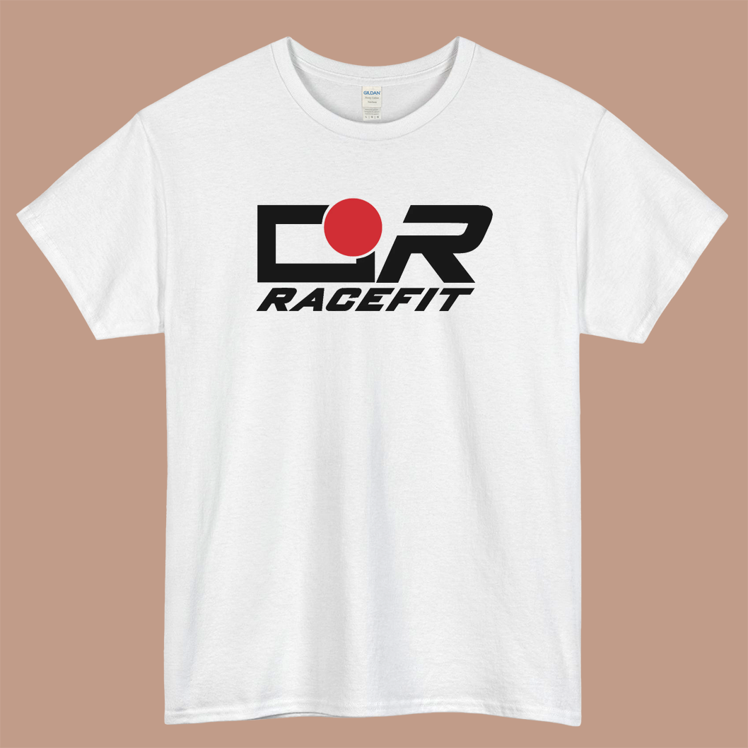 Racefit JW Moto Logo Mens Unisex Short Sleeve White T-Shirt Size S-3XL