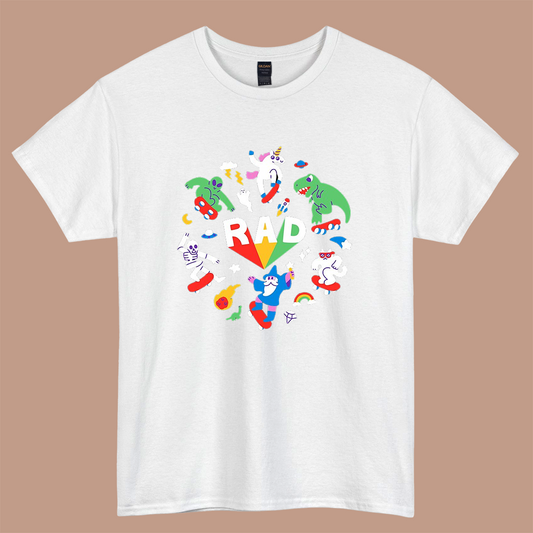Rad Pals Photographic logo short SLEEVE T SHIRT -P