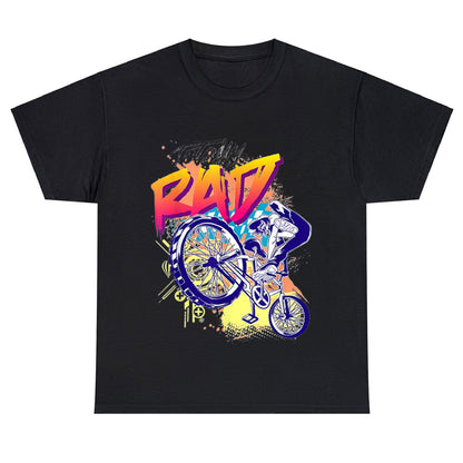 Rad Racing Movie BmxBoy Logo Unisex Men's T Shirt Size S to 3XL
