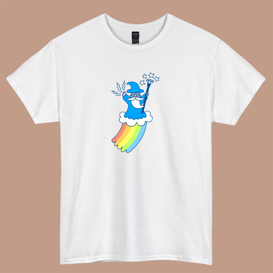Rainbow Wizard  logo short SLEEVE T SHIRT -P