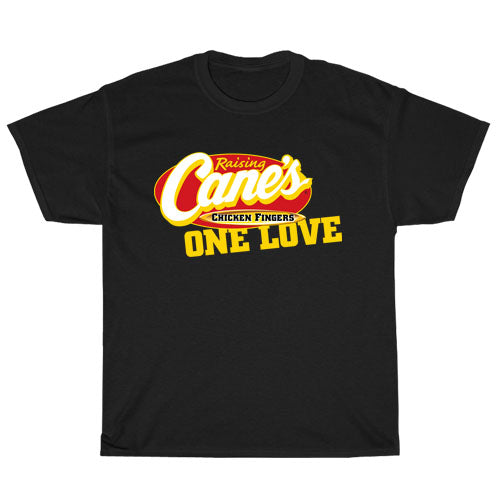 Raising Cane's Chicken Fingers Logo Unisex Men's T Shirt Size S to 3XL
