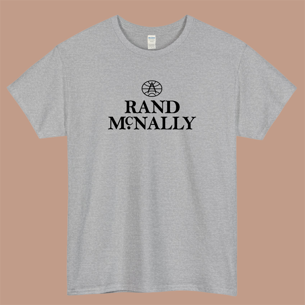 Rand McNally Logo Mens Unisex Short Sleeve T-Shirt Size S-3XL