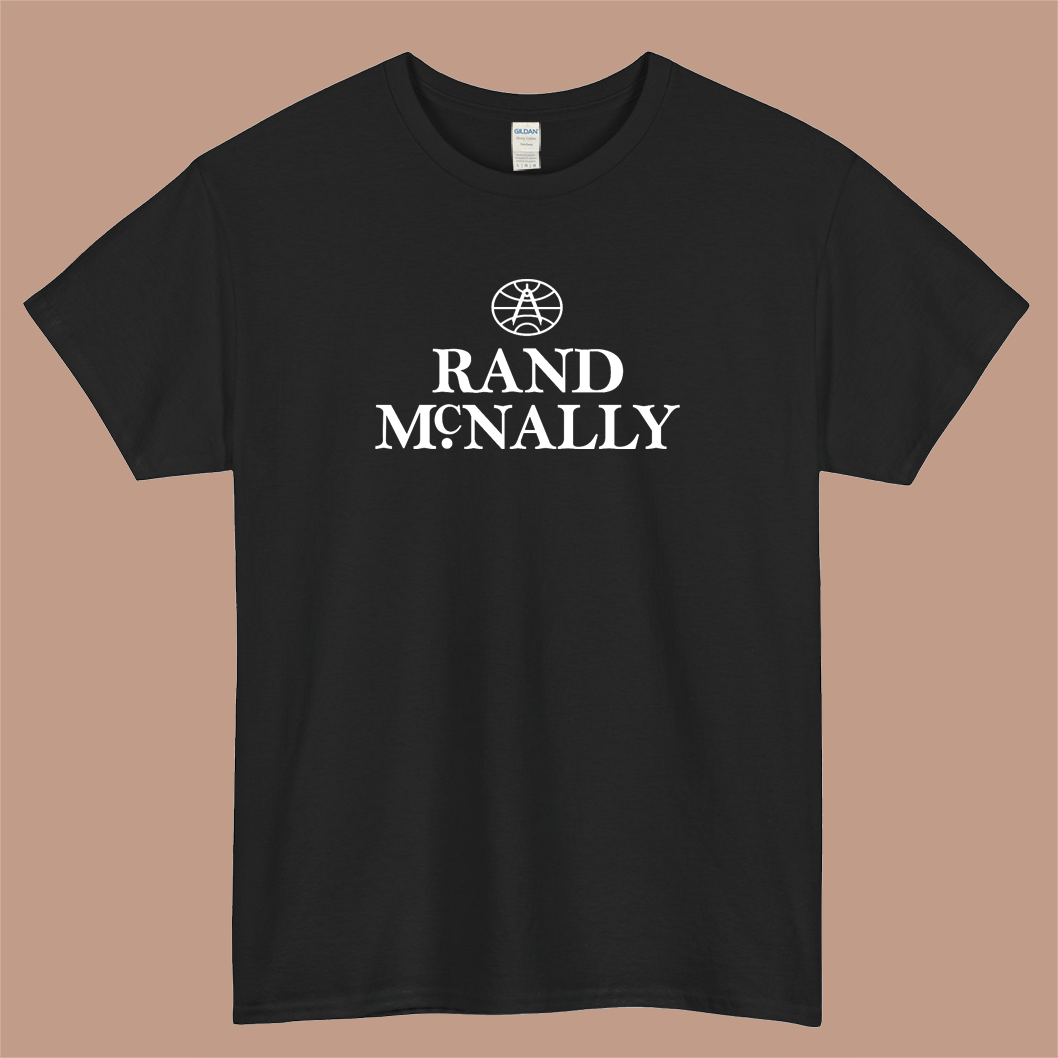 Rand McNally Logo Mens Unisex Short Sleeve T-Shirt Size S-3XL