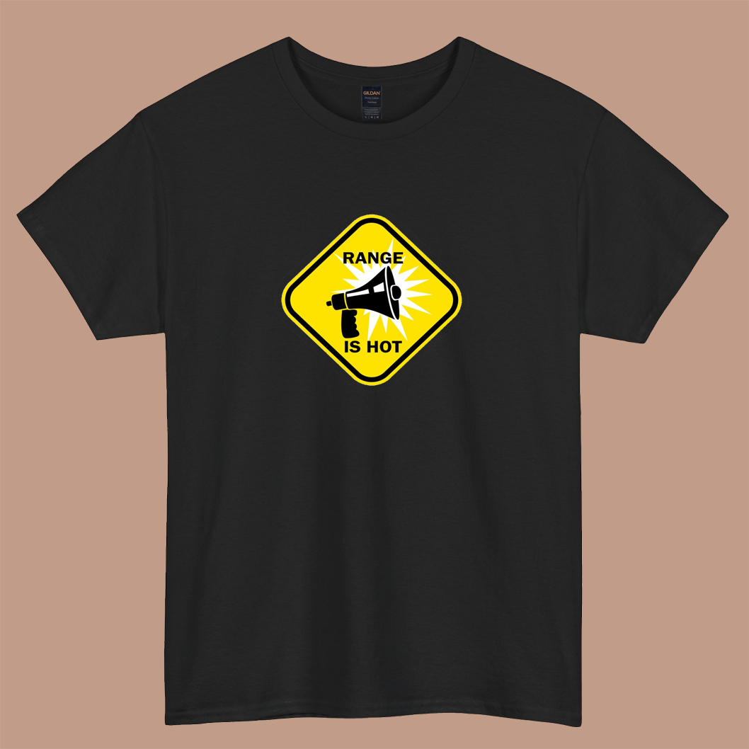 Range is Hot Logo short sleeve t shirt S-3XL -P