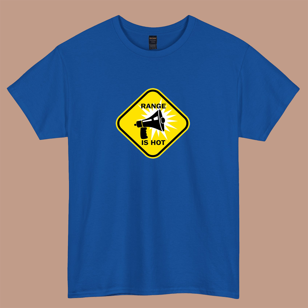 Range is Hot Logo short sleeve t shirt S-3XL -P