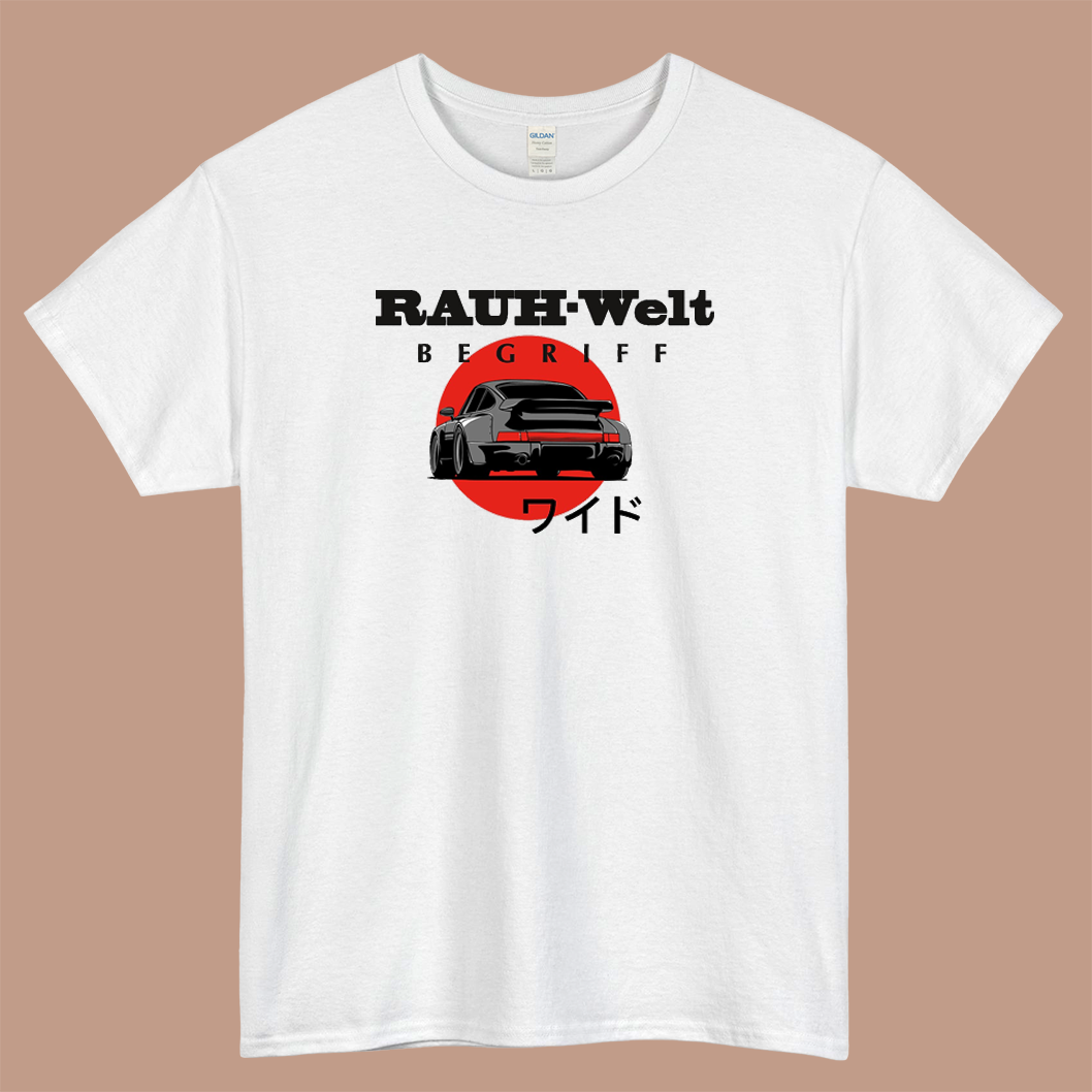 Rauh Welt Begriff Racing Car Logo Mens Unisex Short Sleeve T-Shirt Size S-3XL - P