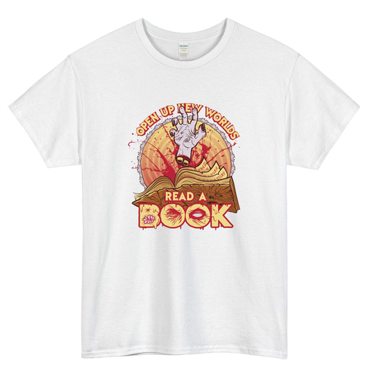 Read a Damn'd Book Logo Mens Unisex Short Sleeve T-Shirt Size S-3XL - P