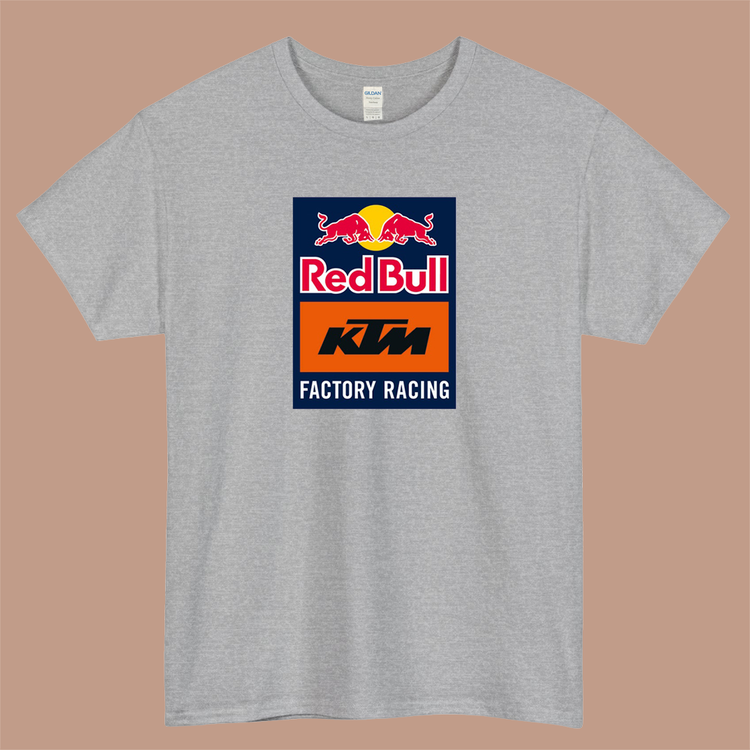 Red Bull KTM Factory Racing Logo Mens Unisex Short Sleeve T-Shirt Size S-3XL