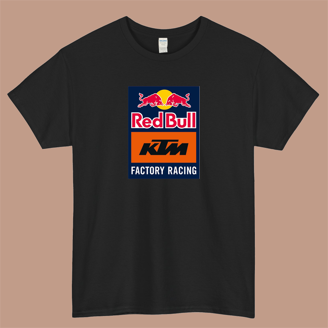 Red Bull KTM Factory Racing Logo Mens Unisex Short Sleeve T-Shirt Size S-3XL