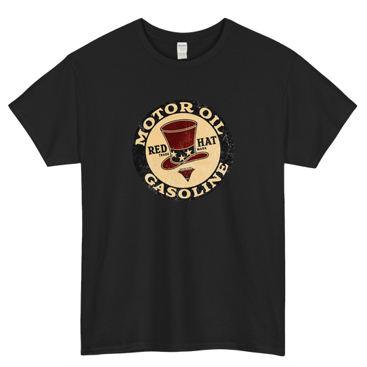 Red Hat Gasoline logo short sleeve t shirt S-3X - P